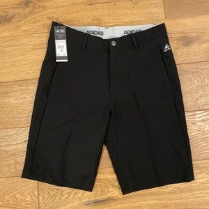 Black adidas golf shorts